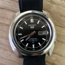 Seiko 5 Sports Automatic 21 Rare Case Japanese Day wheel
