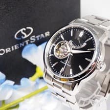 Orient Star Power Reserve Automatic Skeleton Wristwatch Box H449