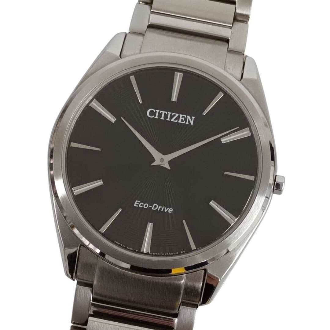 Citizen Eco Drive Solar Radio Watch Silver Used 40mm Men’s From Japan From Japan