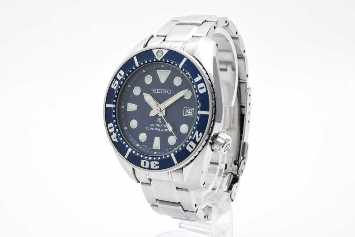 [Excellent+5] SEIKO Prospex Diver's 6R15-00G0 Blue Automatic Mens Watch JAPAN
