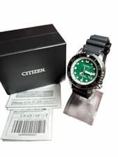 CITIZEN Promaster Eco Drive Dive Watch BN0156-13W Used Japan