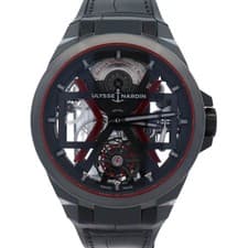 Ulysse Nardin Blast Tourbillion Black Ceramic 45mm Skeleton Dial Watch Ref#