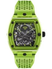 Philipp Plein PWPTA0124 Automatic Mens Watch The $keleton Crystal 44mm 5ATM