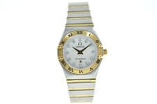 Omega Constellation Mini 23mm 126275 Steel/Gold Mother of Pearl Dial with Box