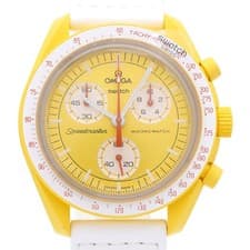 Omega x Swatch Mission to the Sun Speedmaster SO33J100 Quartz Watch Used From Ja