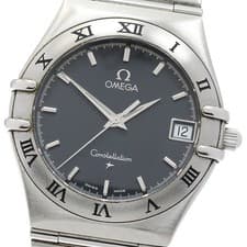 OMEGA 1512.40 Constellation Date Quartz Men's Watch From Japan G0418