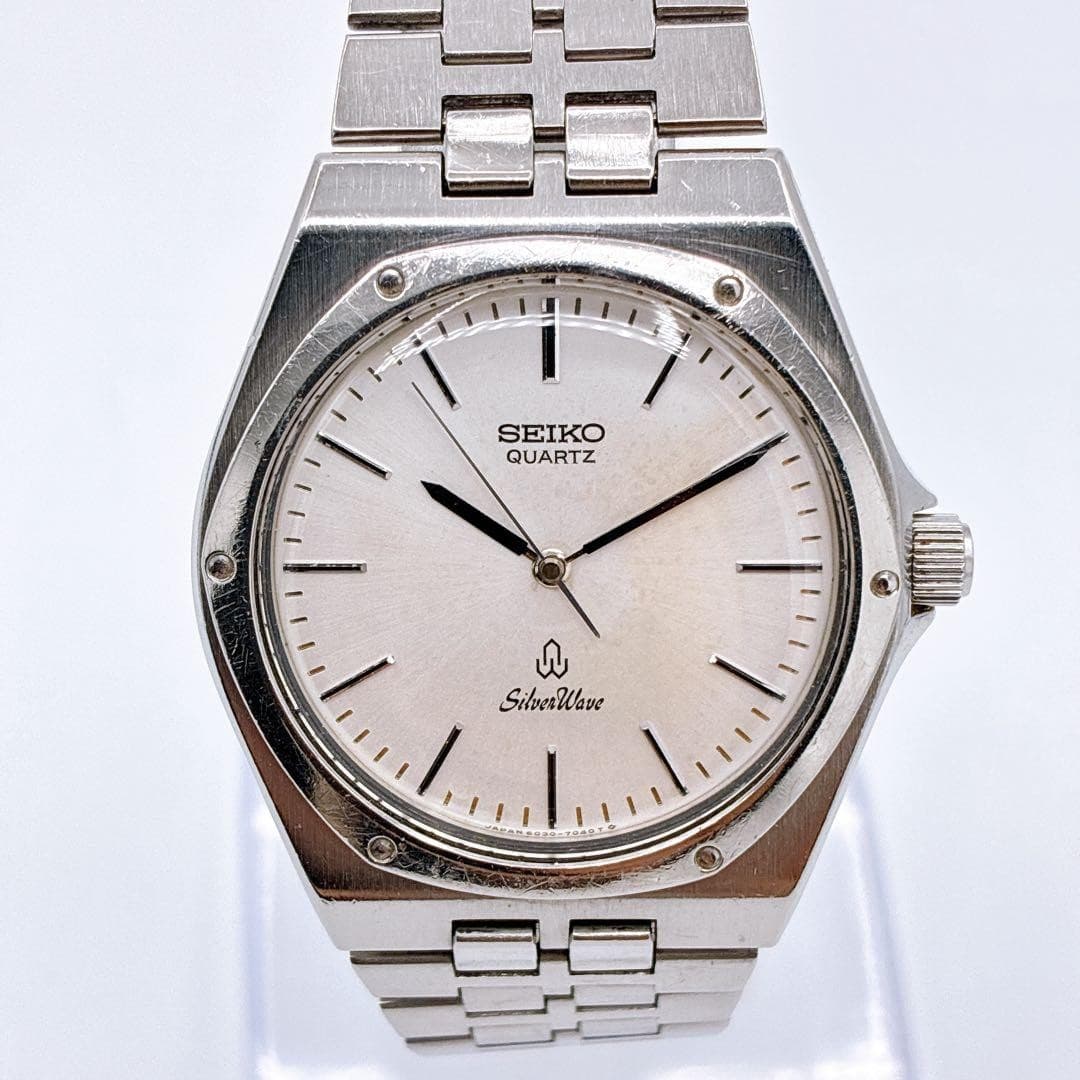 Seiko 6030-7050 SilverWave Watch Used Tested From Japan