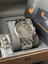 Hamilton Jazzmaster Ｈ326120 Black Dial Quartz Men's Watch Used Working #40