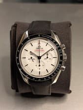Omega Speedmaster Moonwatch 310.32.42.50.04.001 White Dial With Box & Papers