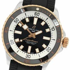 Breitling Superocean 42 U17375 Automatic 42mm Box Papers Black;Silver Men's