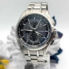 Citizen Attessa Mens Watch Black Solar 43mm