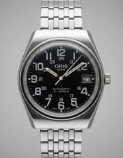 Rare Vintage Oris Automatic - Cal. 645 - Military Dial - Original Gala Flex Brac