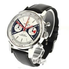 BREITLING TOP TIME A23310 41mm SS White/Black Chronograph Automatic #C157