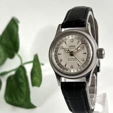 ORIS Pointer Date Automatic Watch Skeleton Back 0.98in Case 6.1in Wrist