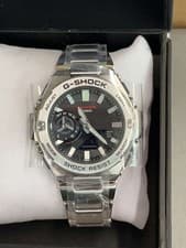 CASIO G-Shock GST-B500 Series 48.9mm Stainless Steel Case with Resin Steel Band