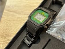 Casio G Shock DW 5600 Custom Titanium Case Bracelet Watch wrist 16cm
