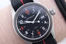 Hamilton Khaki Field H68421333 SWAT Limited Quartz Men's Watch MINT Fulll Set