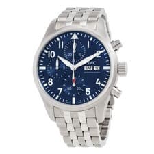 IWC Pilot Chronograph 41 Automatic Blue Dial Men's Watch IW388102