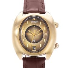 Jaeger-LeCoultre Master Memovox HPG 3089 Vintage 14k Yellow Gold Mens Watch 1965