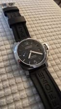 PANERAI Luminor Marina Quaranta. 2023 PAM01372 Black Men's Used Watch.