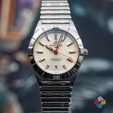 Breitling Chronomat 32mm Cream Dial Diamonds A77310101A3A1