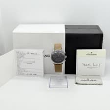 Junghans Max Bill Chronoscope 027/4501.01 Black Dial Automatic 40mm Men's w/ Box