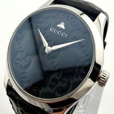 Gucci Good Condition Working G Timeless 126 4 Shima Leather Genuine Belt ,19819