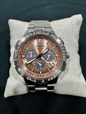 Citizen Promaster Navihawk Chronograph Salmon Dial Men's Watch CA4664-60X