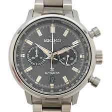 SEIKO Prospec Speedtimer Mechanical Chronograph SBWC009 SS Gray Men s Watch Used