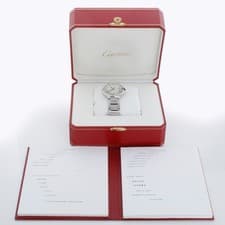 Cartier Ballon Bleu W6920046 3284 Midsize Stainless Steel Watch Box And Papers