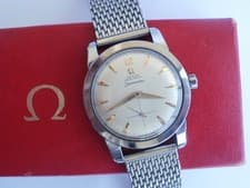 Omega Seamaster swiss bumper cal.344 mechanical 2576 steel vintage wrist watch