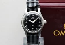 VINTAGE OMEGA WWW Fat Allow Dirty Dozen Military Manual 36mm Men's Watch