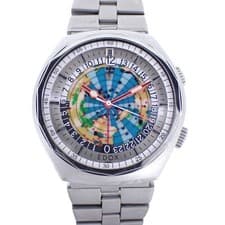 EDOX Geoscope 42  200170  World Map  mens watch