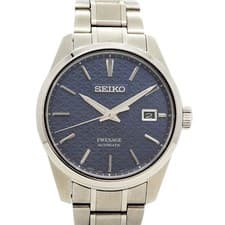 6wce0394 Seiko Presage SARX077 6R35 00V0 Navy Dial Used Men s Watch