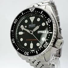 Working Seiko Black Boy SKX007 Automatic Day Date