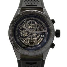 AUTHENTIC TAG HEUER CAR2A90.FT6071 Carrera Black ceramic Automatic Wristwatch