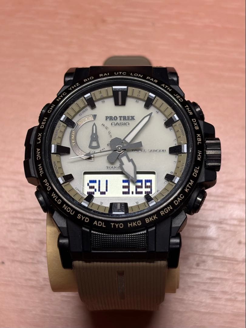 CASIO PROTREK PRW-61LD-5JF Watch Used From Japan