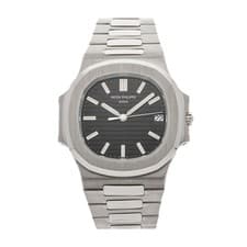 Patek Philippe Nautilus White Gold Auto 40mm Black Dial Watch 3711/1G-001