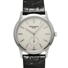 PATEK PHILIPPE Calatrava 150Th 3718 Ivory Men's Used Watch #41121