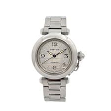 Cartier Pasha C de Cartier Watch W31023M7 (Boys' Size) From Japan w0330