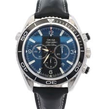 Omega Seamaster Planet Ocean Chronograph 45mm Black Dial Watch Ref# 2910.50.81