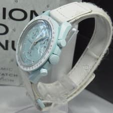 OMEGA × Swatch "Mission to Uranus" SO33L100 Bioceramic Light Blue x White Boxed