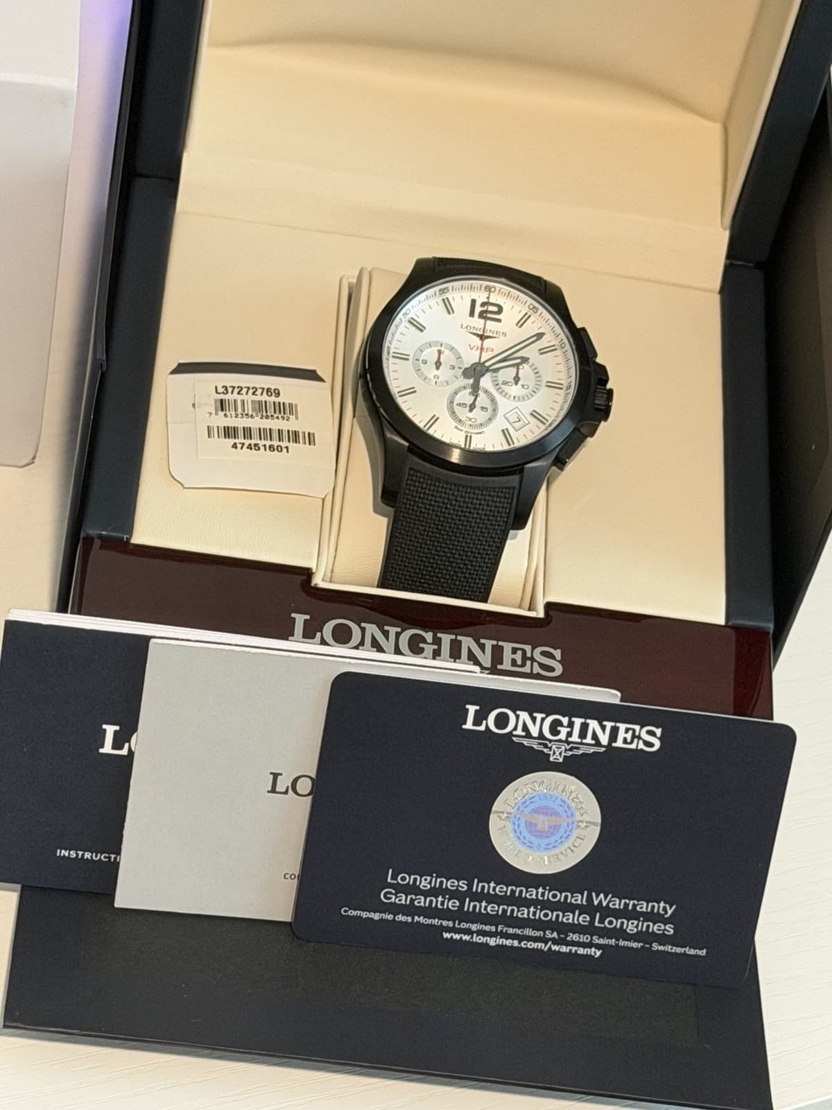 Longines Conquest V.H.P. Silver Men's Watch - L3.727.2.76.9