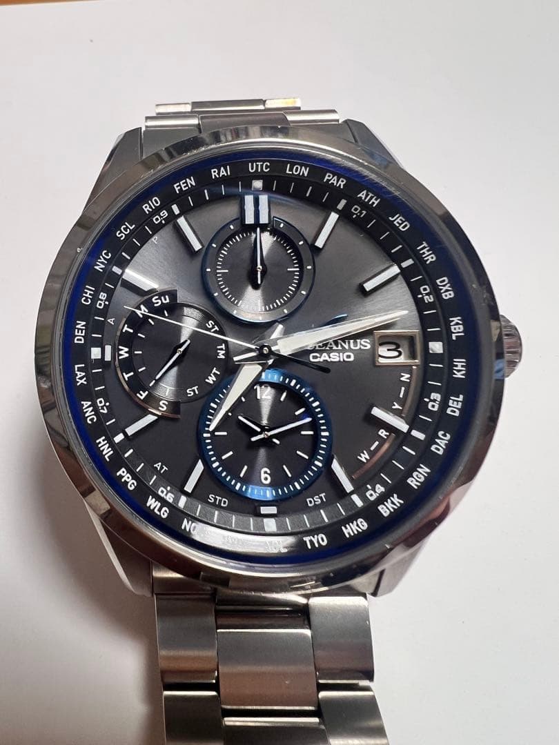 Casio Oceanus OCW-T2600-1AJF Classic Line Titanium Chronograph Watch