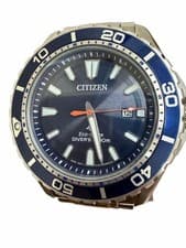 Citizen Eco-Drive Promaster Diver Watch 200m Navy Used Japan