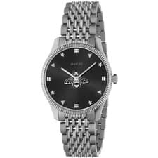 Gucci G-Timeless Quartz Black Dial Unisex Watch YA1264154