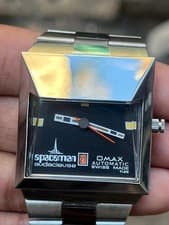 Spaceman Audacieuse TK25 Swiss Automatic Men's Watch RARE Vintage