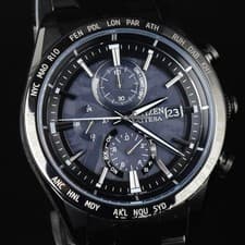 CITIZEN Attesa Model AT8287-62E Black Titanium #QYAQ9J