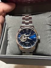 ORIENT STAR Automatic Watch Blue Dial Stainless Steel Case Japan Made Ltd