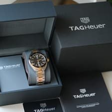 Authentic Unworn Tag Heuer WAZ1121.BB0879 Formula 1 Two-Tone Mens Watch